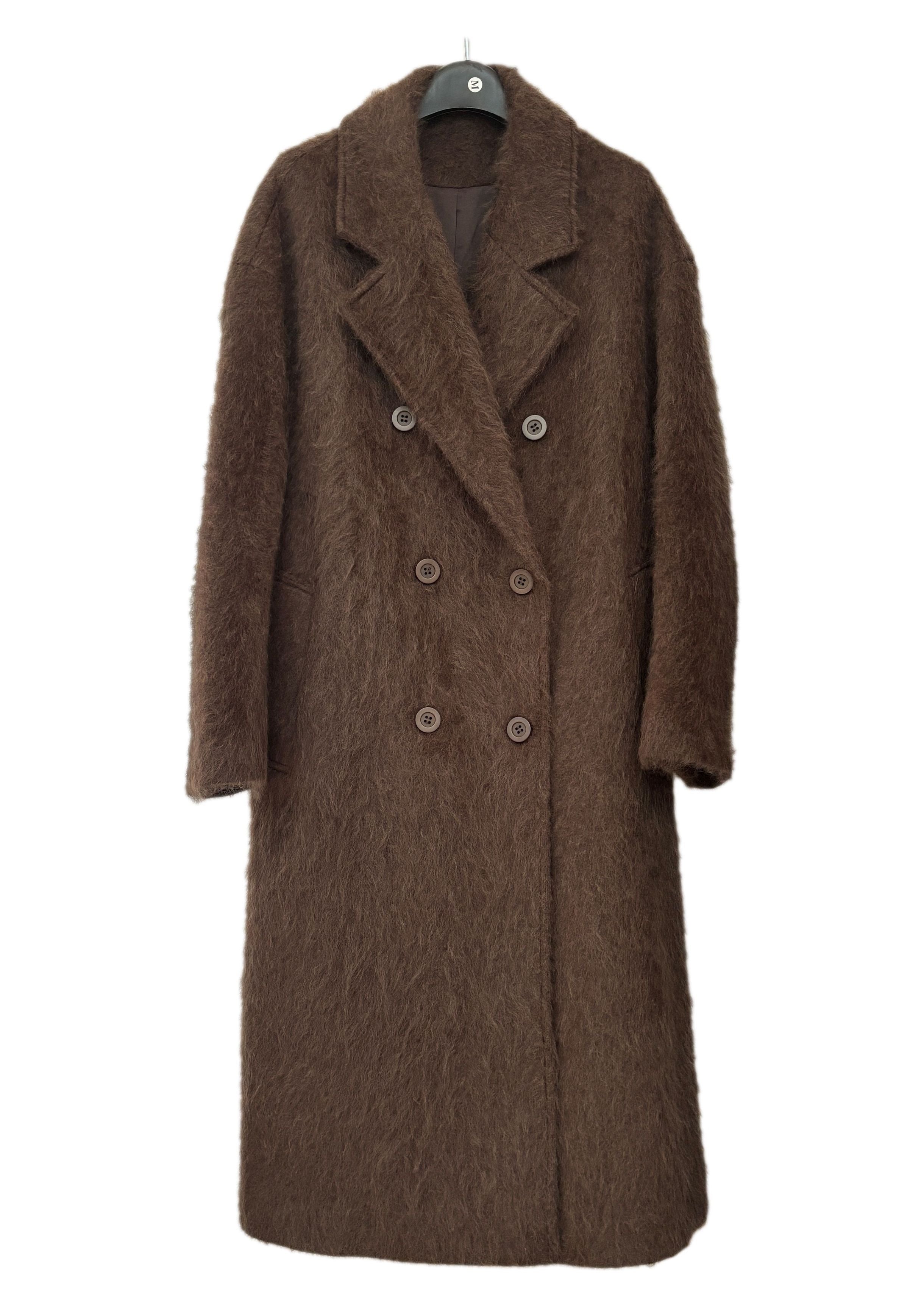 Brushed Wool Overcoat