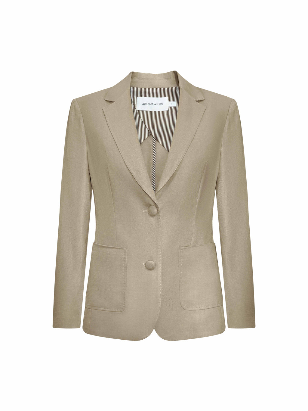 Relaxed Tencel-Linen Tailored Blazer