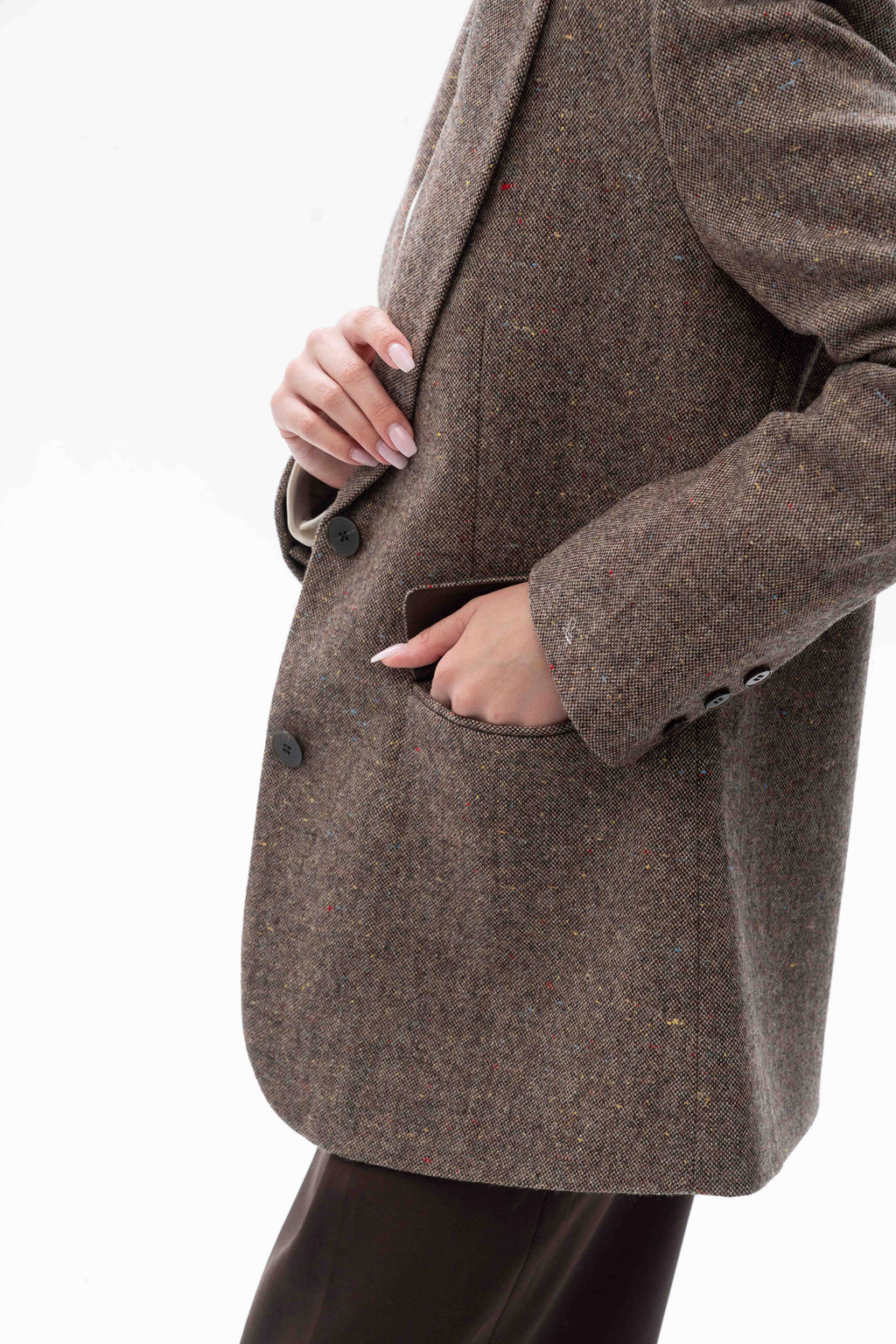 Textured Tweed Blazer