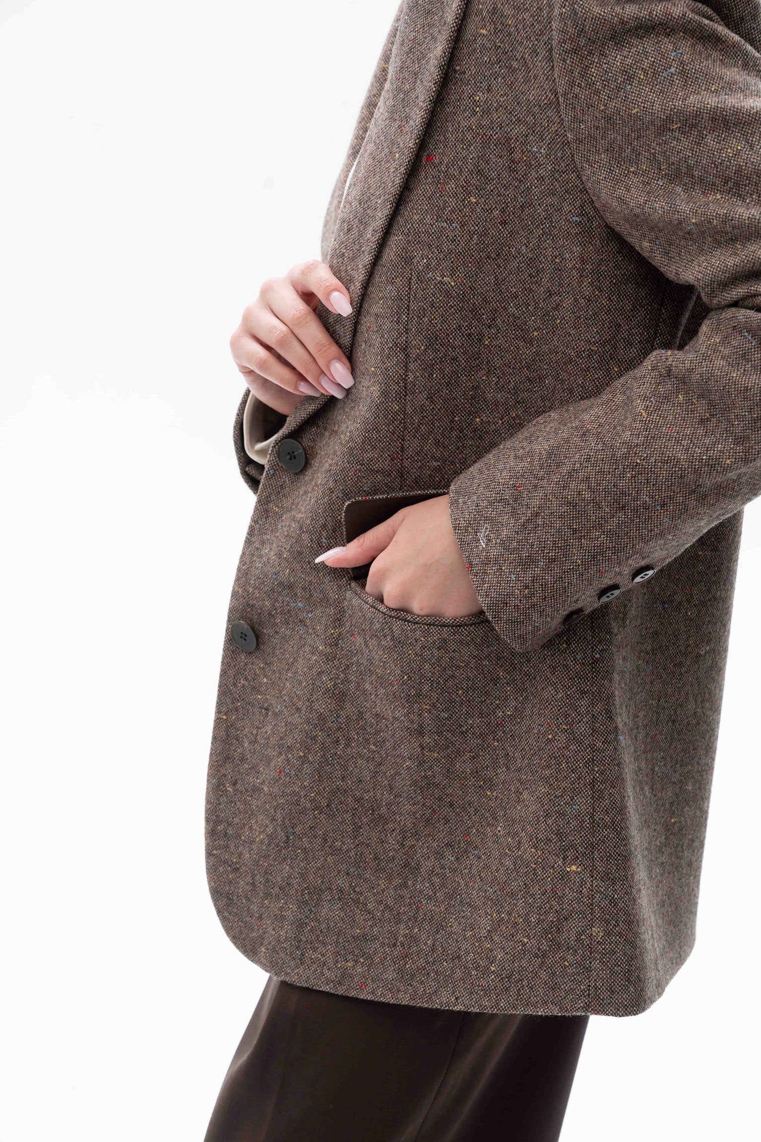 Textured Tweed Blazer