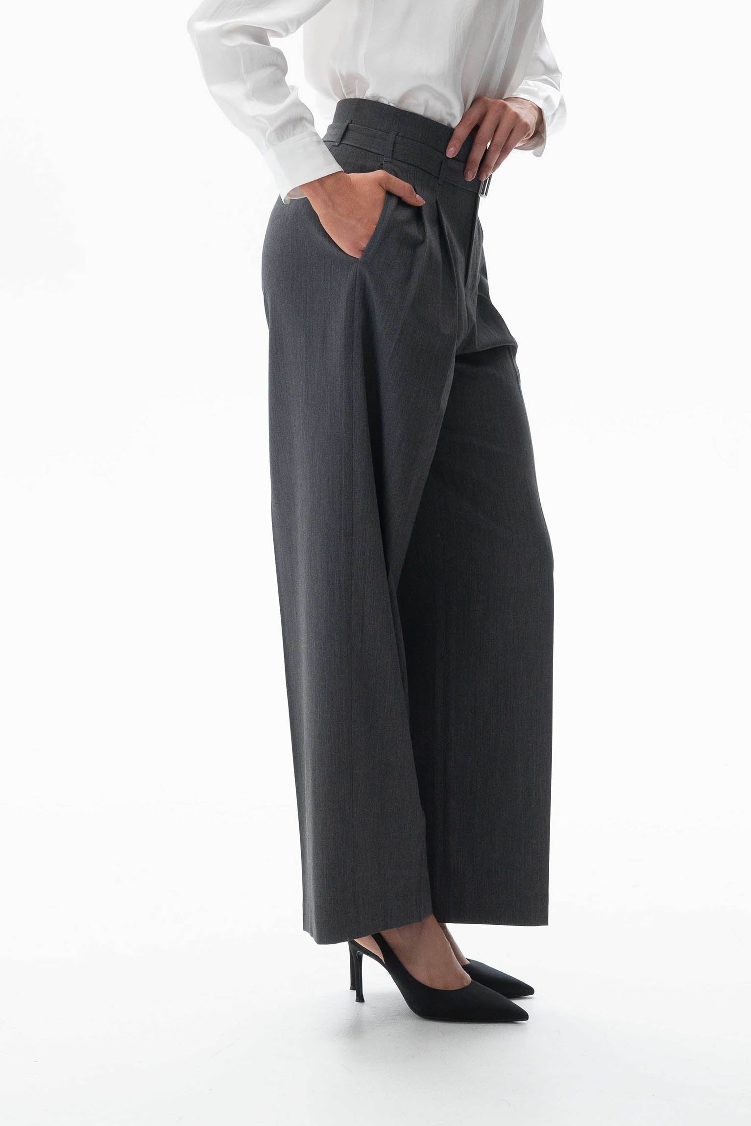 Office Wide-Leg Pants
