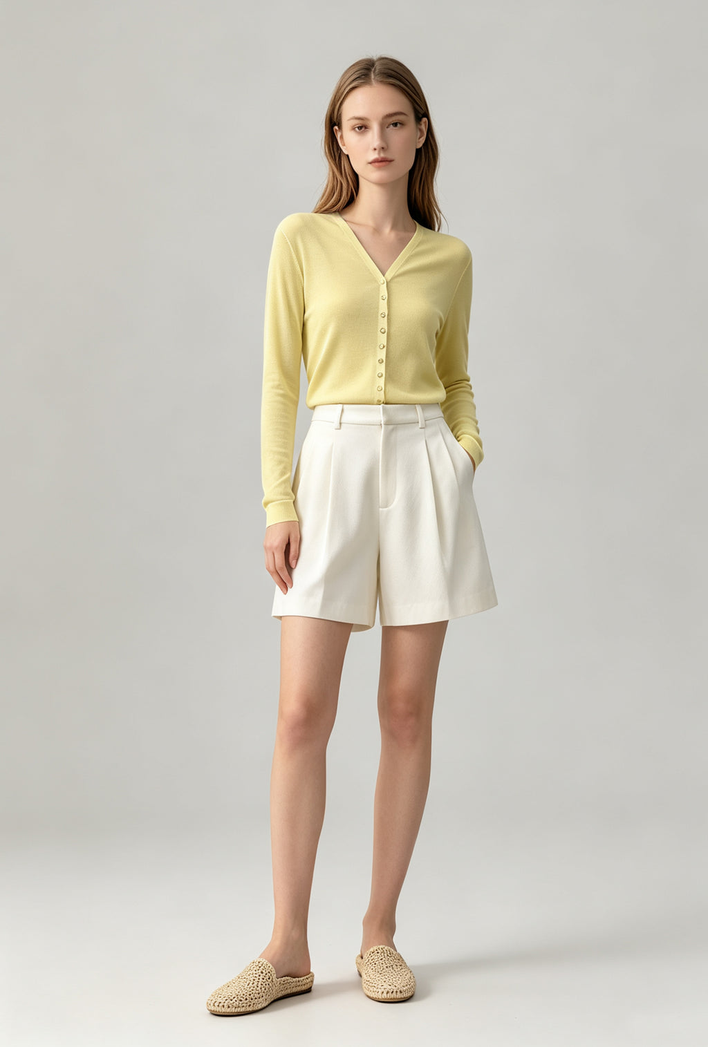 Silk-Touch Tencel Cardigan