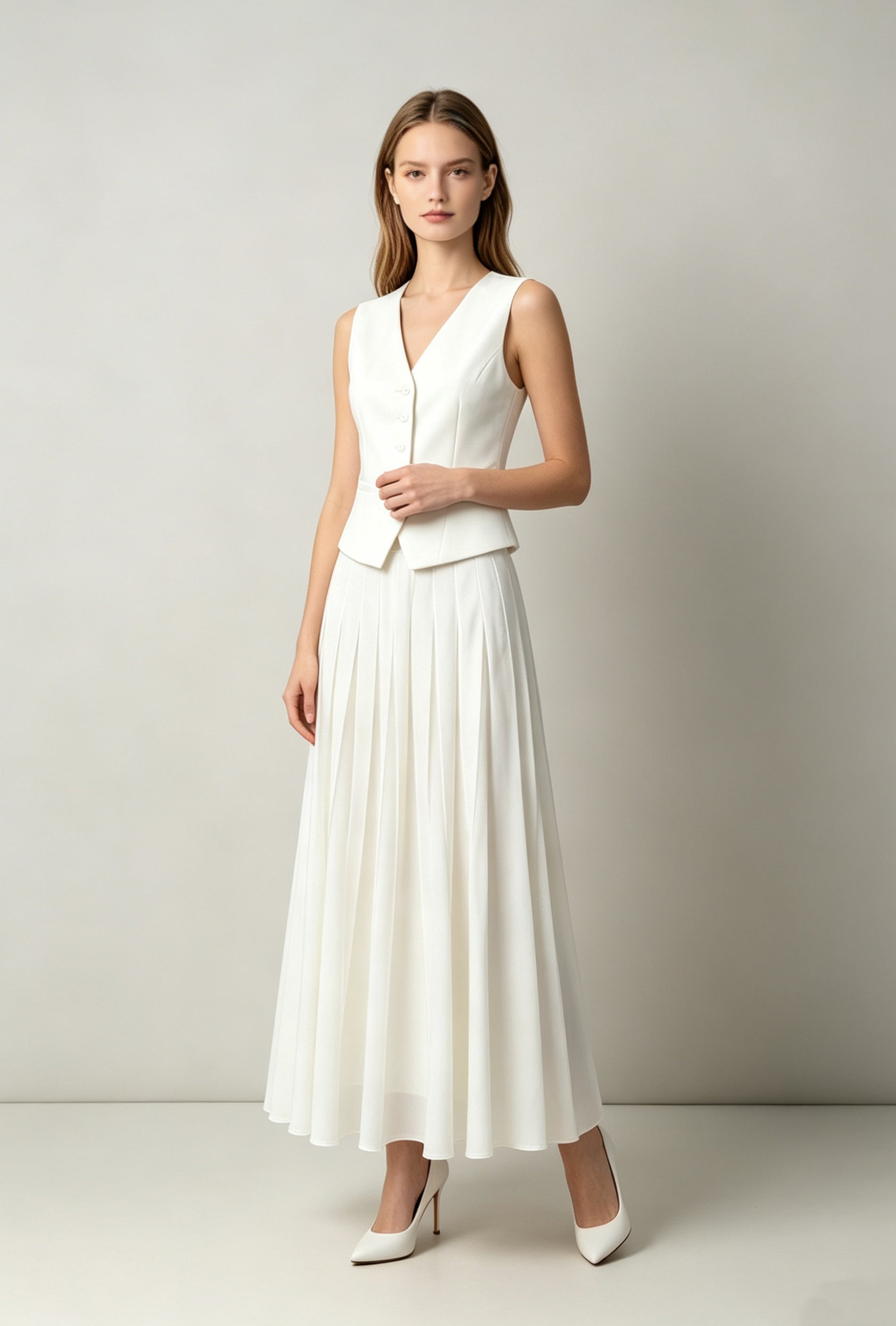 Tencel Linen Maxi Skirt