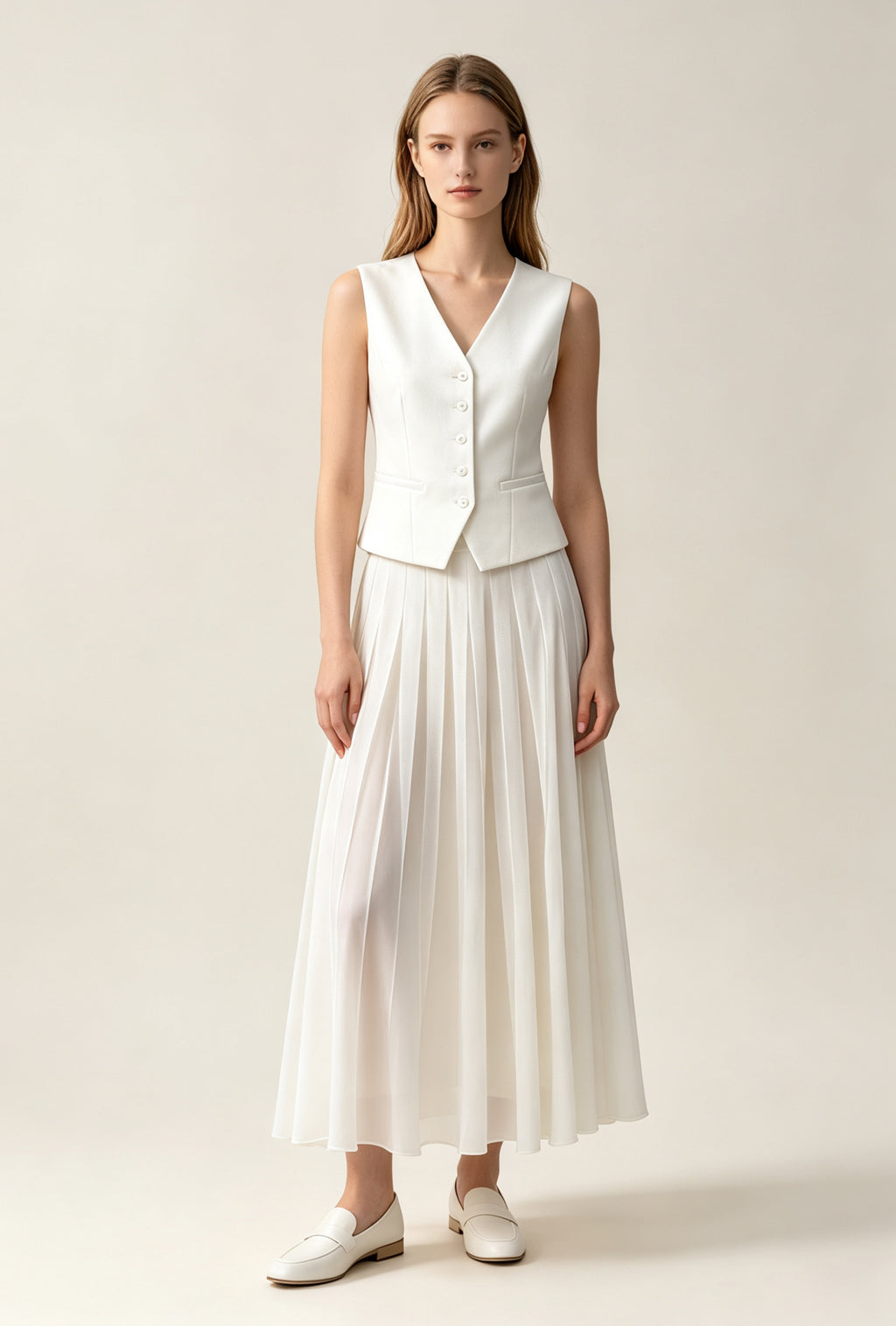 Tencel Linen Maxi Skirt