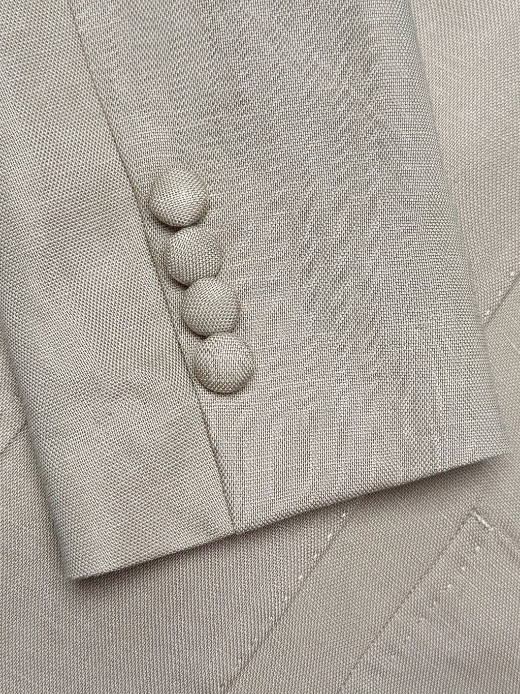 Relaxed Tencel-Linen Tailored Blazer