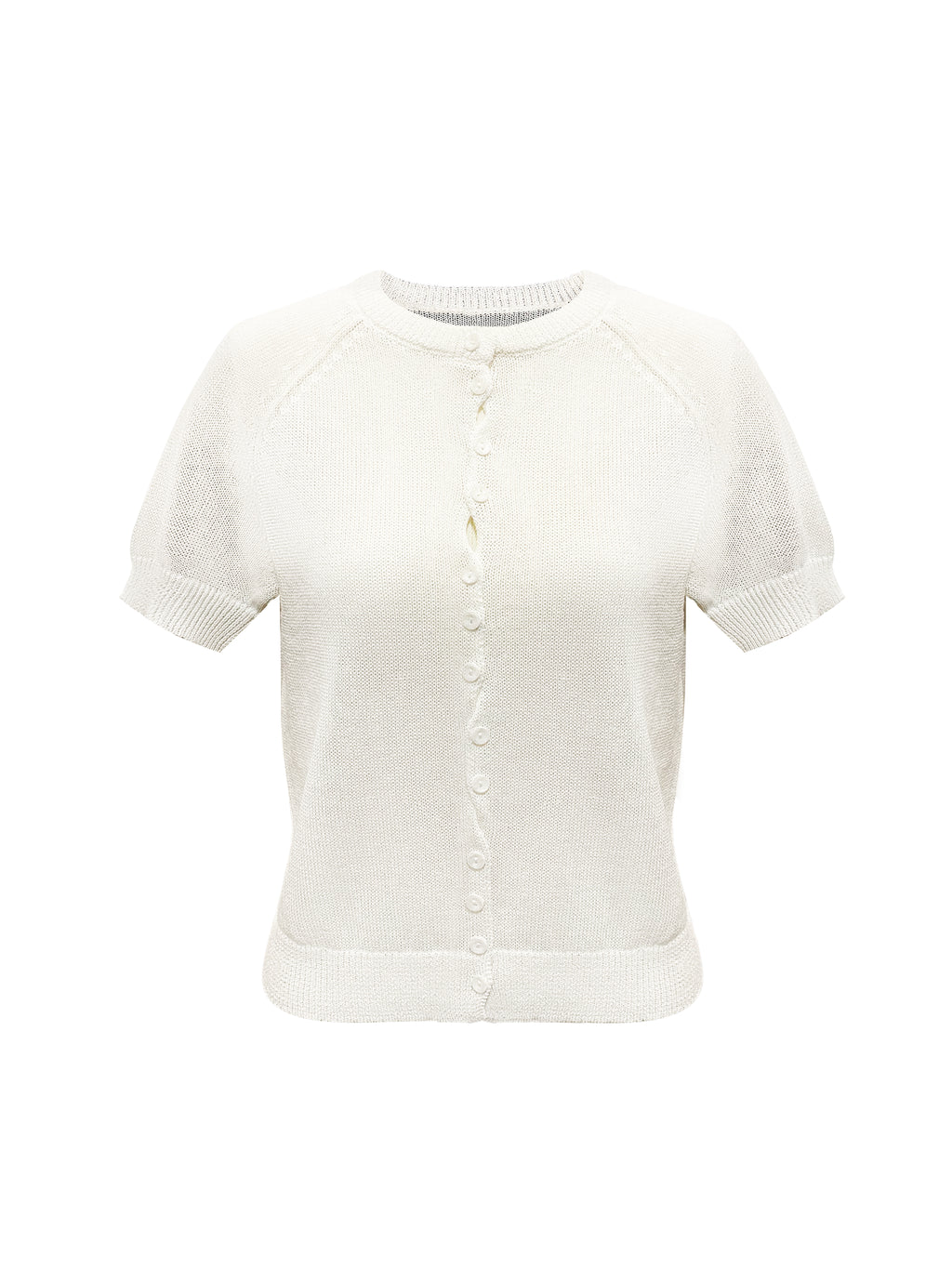 Silk-Touch Tencel Knit Cardigan