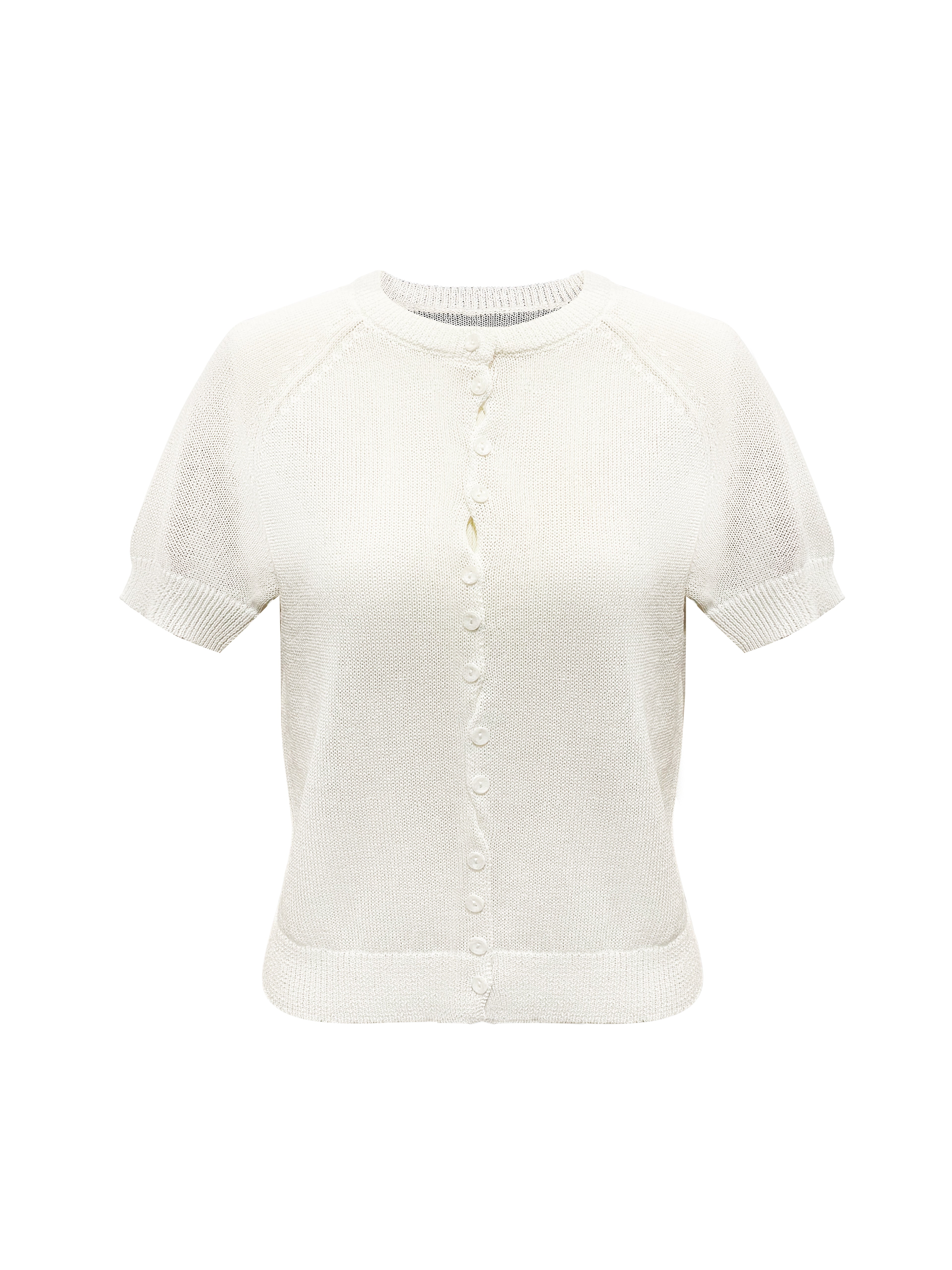 Silk-Touch Tencel Knit Cardigan
