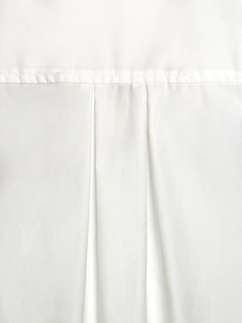 Logo Embroidered Stand Collar Cotton Blouse