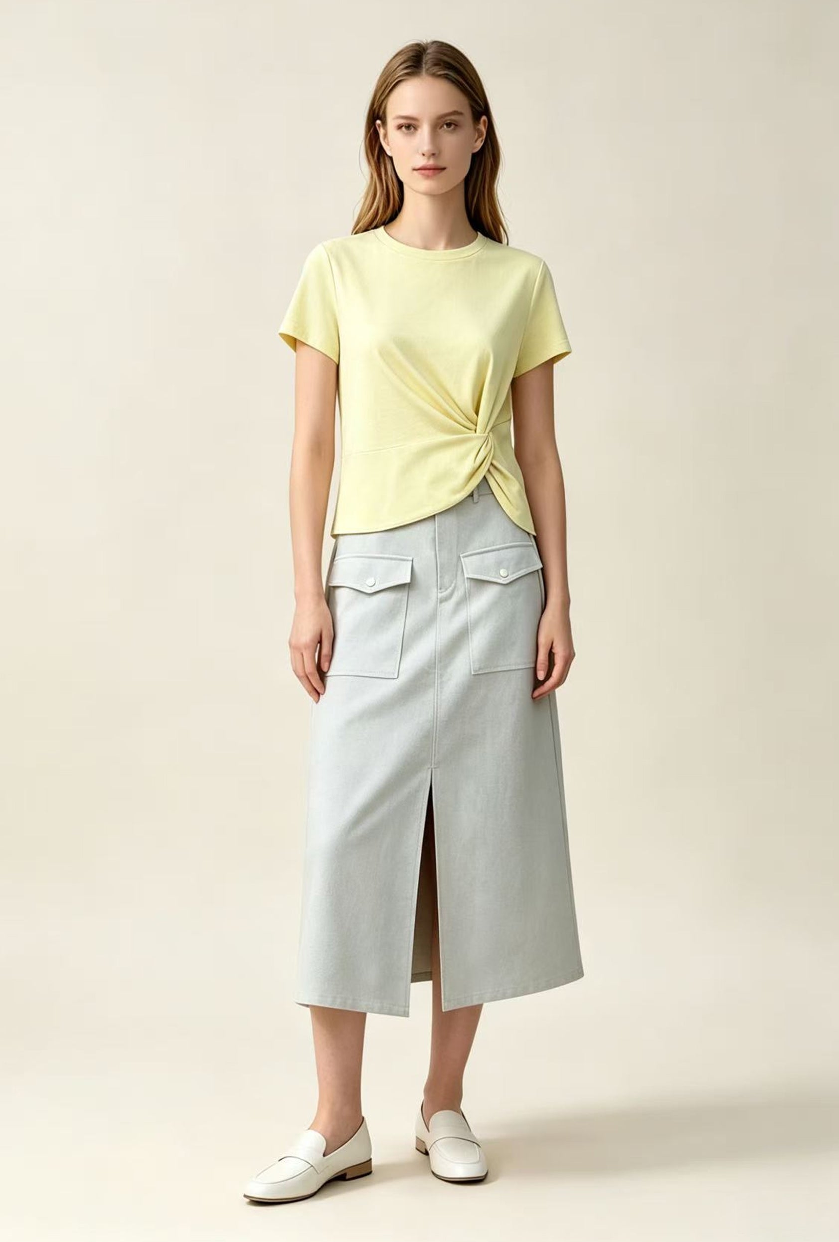 Utility Midi Skirt