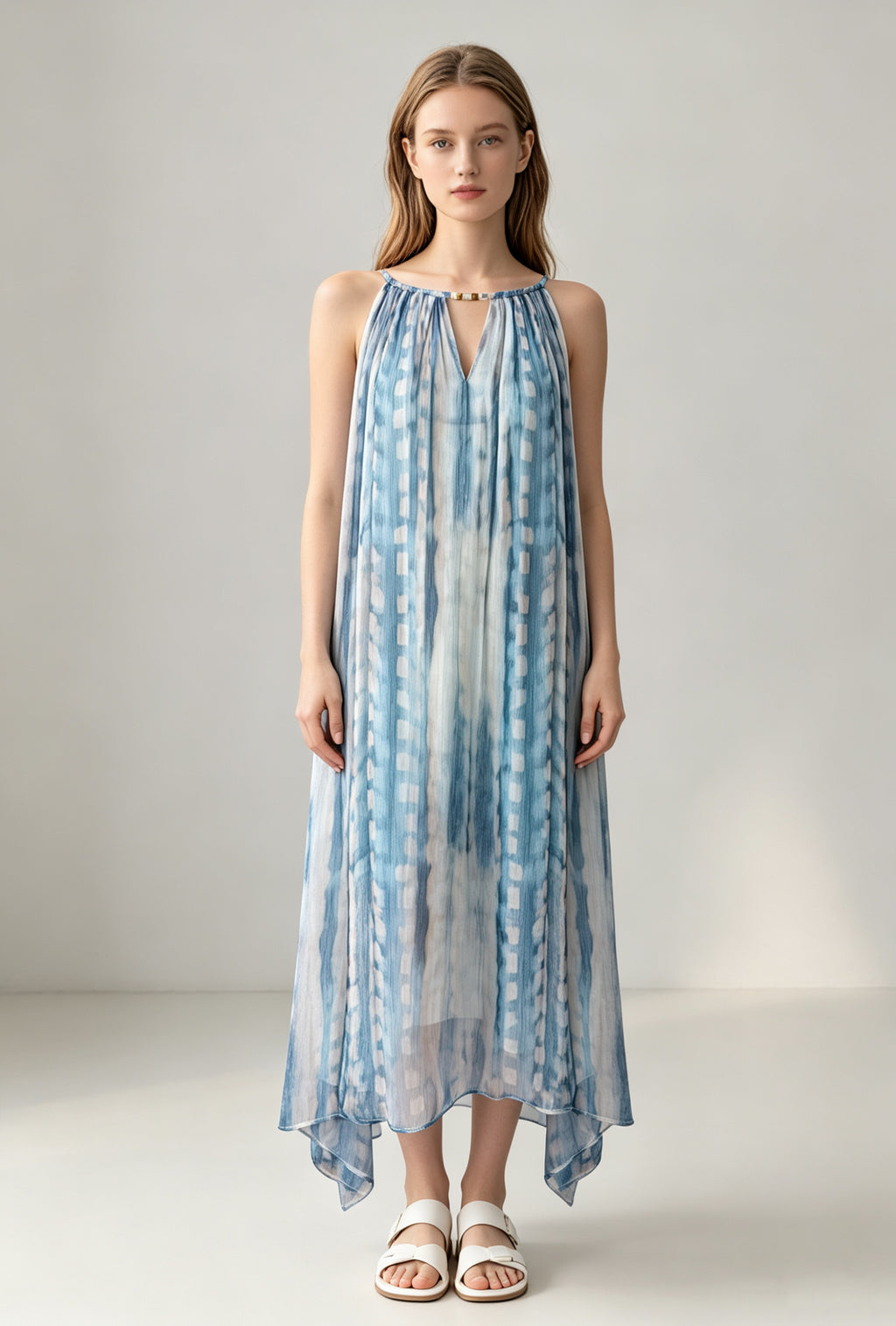 Ocean Breeze Tie-Dye Maxi Dress - Coming Soon