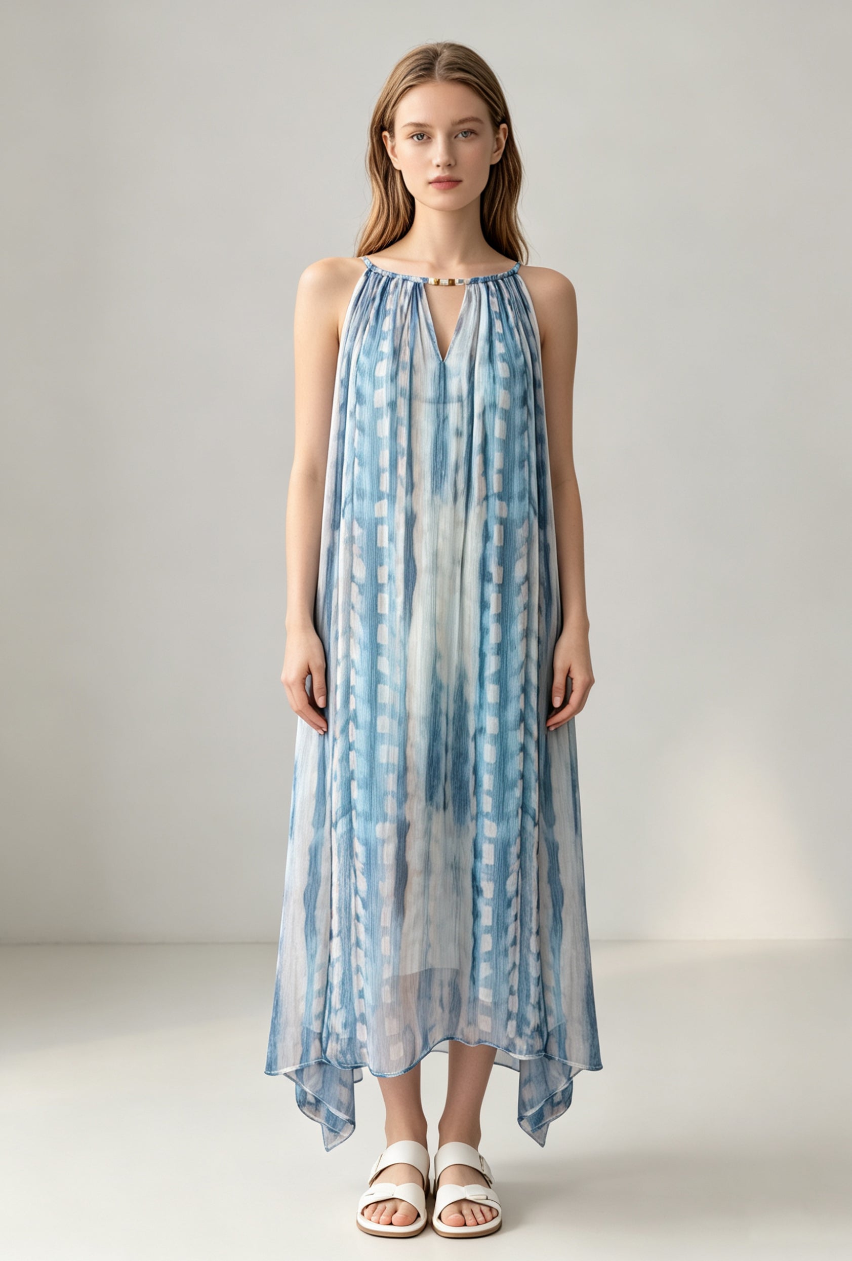 Ocean Breeze Tie-Dye Maxi Dress - Coming Soon