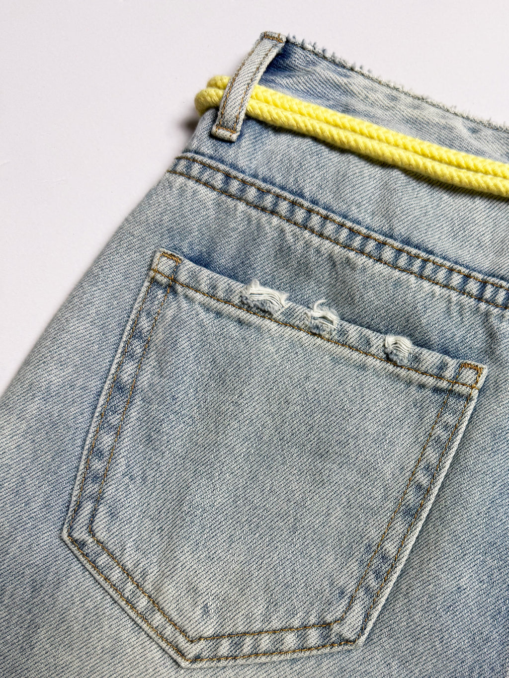 Light Wash Wide-Leg Denim Jeans - Coming Soon