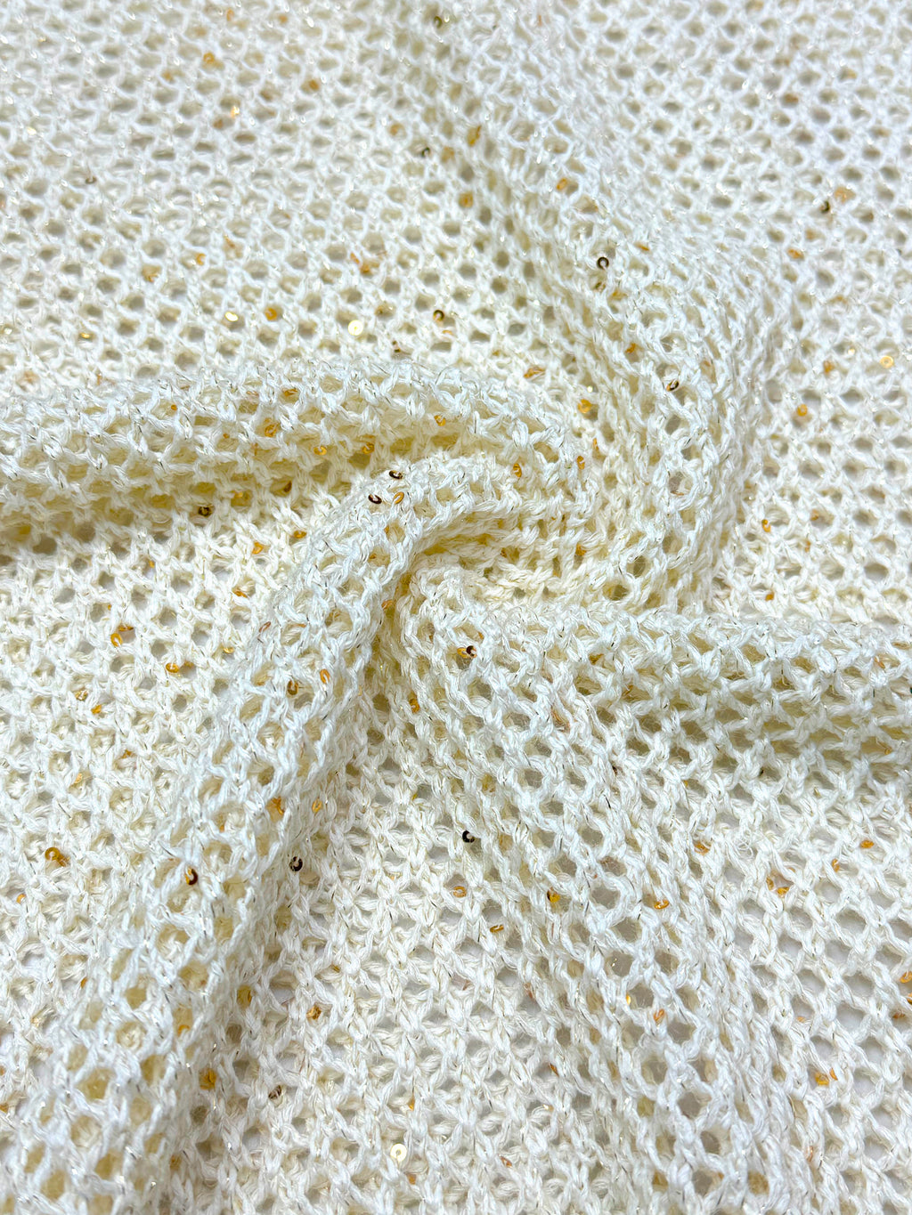 Open-Knit Silk Blend Sweater