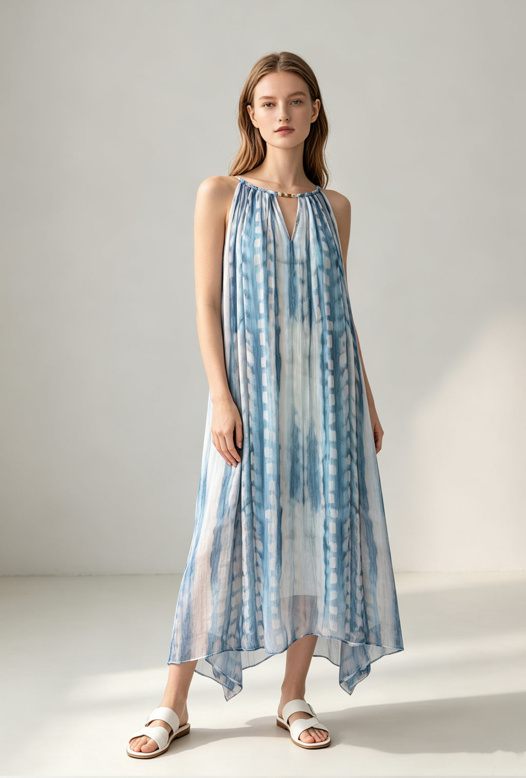 Ocean Breeze Tie-Dye Maxi Dress - Coming Soon