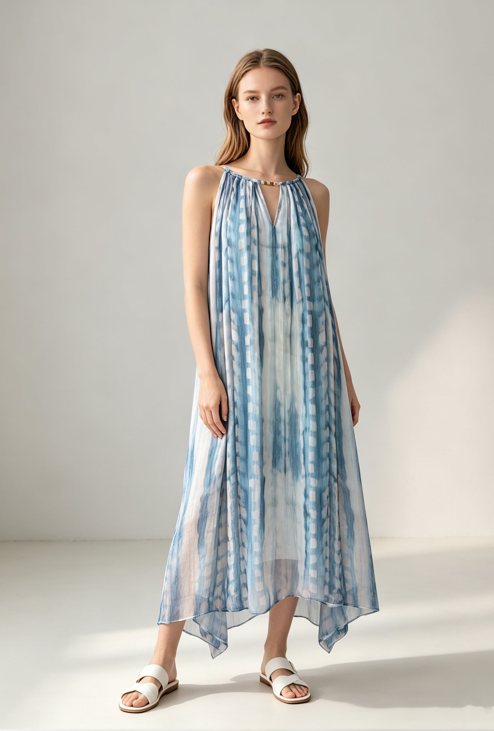 Ocean Breeze Tie-Dye Maxi Dress - Coming Soon