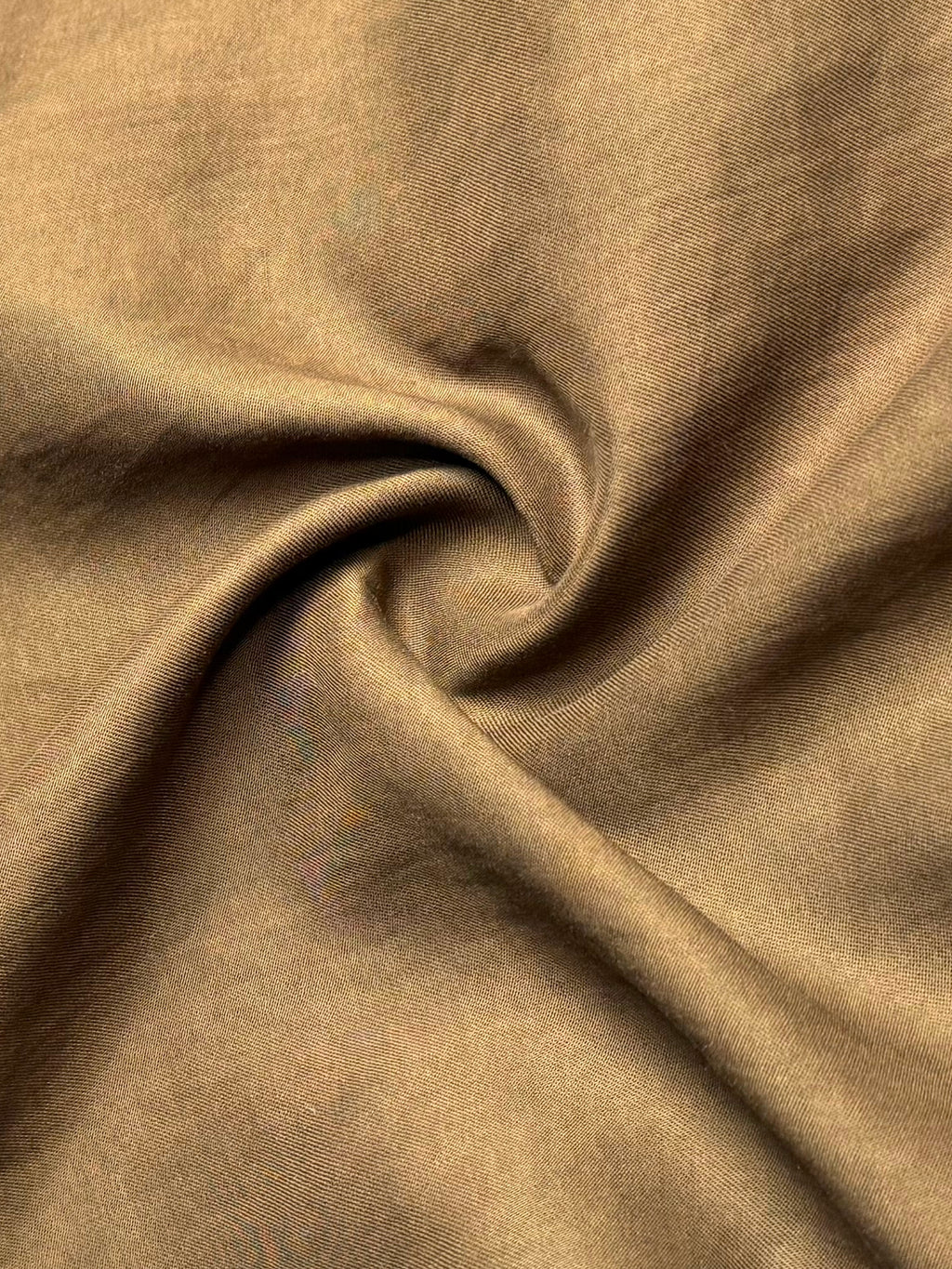 Chocolate Puff Sleeve Lyocell Blouse
