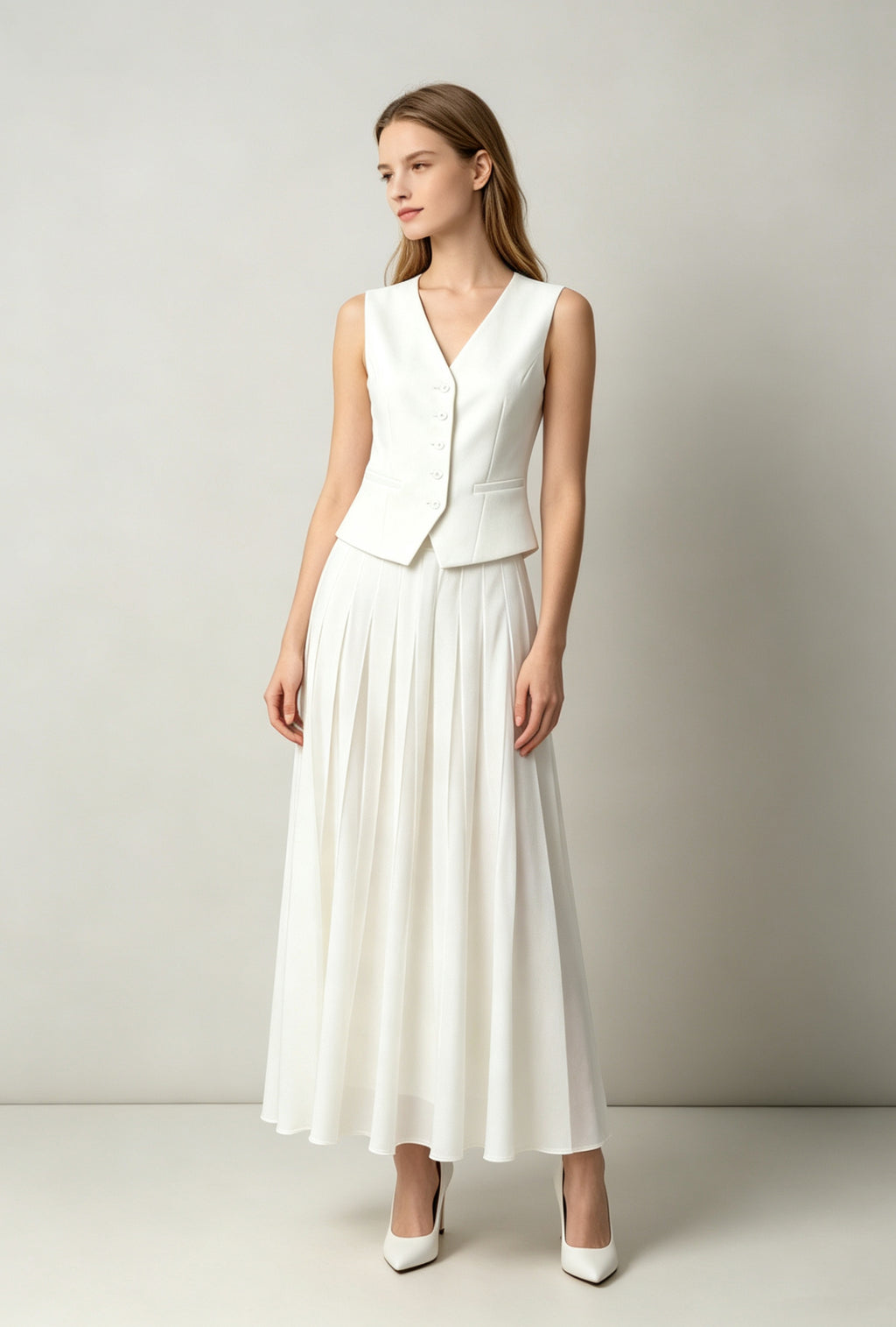 Tencel Linen Maxi Skirt