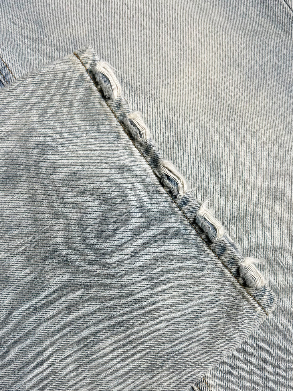 Light Wash Wide-Leg Denim Jeans - Coming Soon