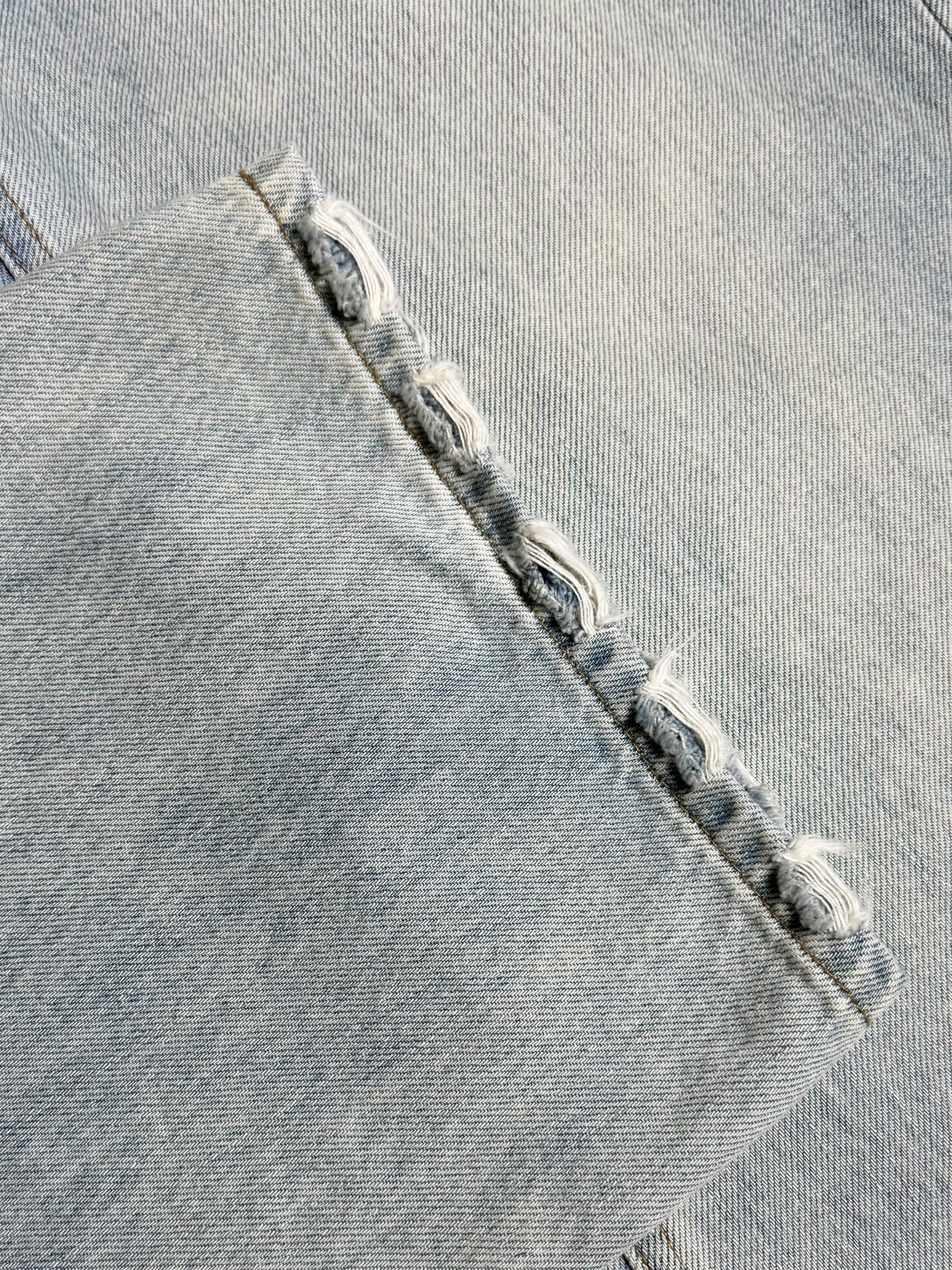 Light Wash Wide-Leg Denim Jeans - Coming Soon
