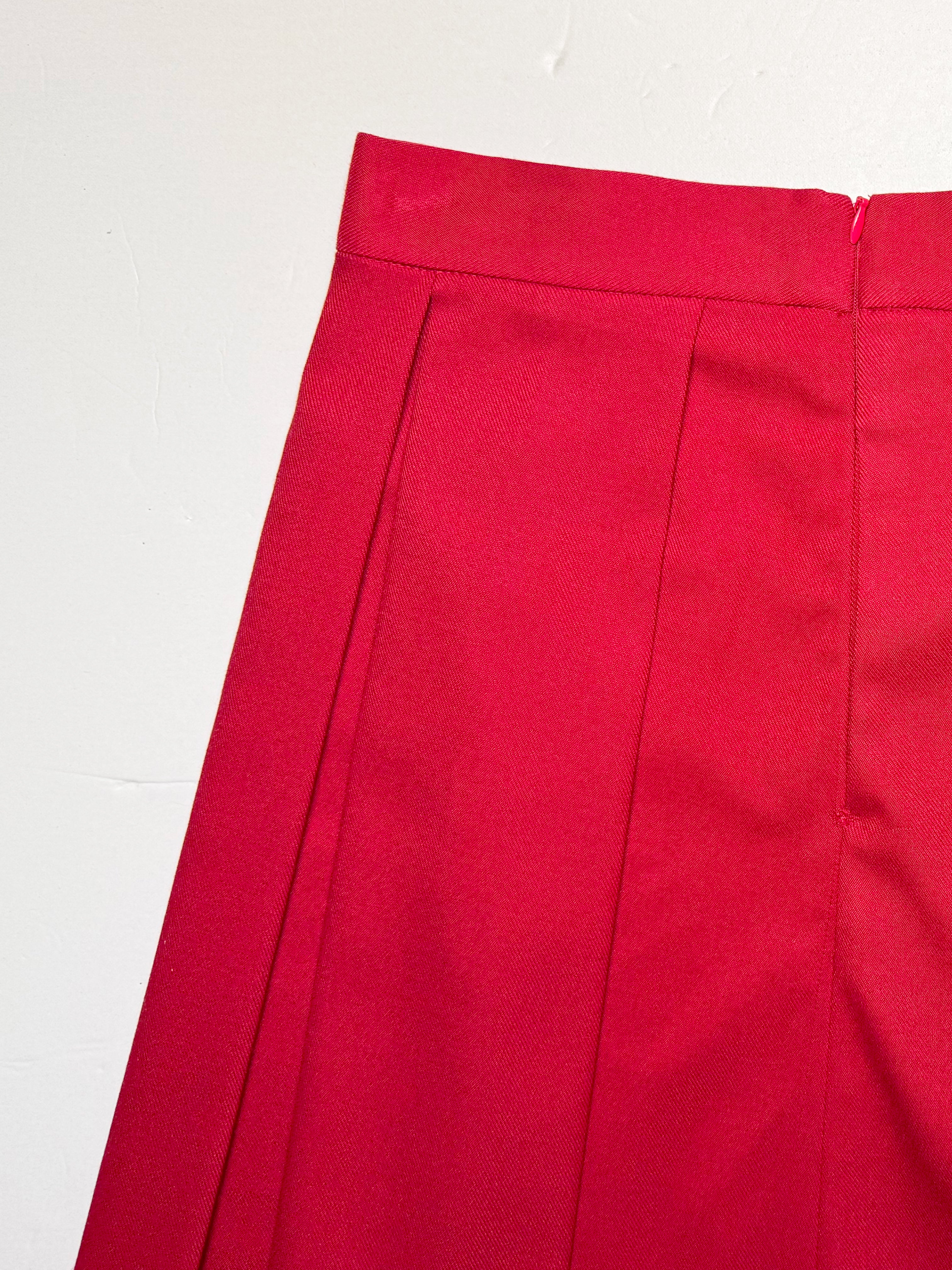 Pleated Midi Skirt