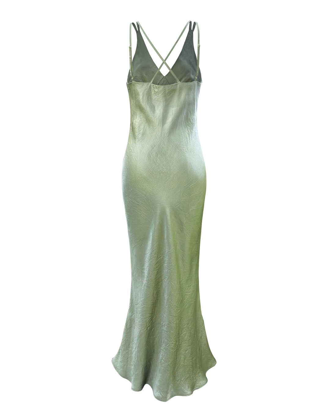 Satin Acetate Slip Maxi Dress