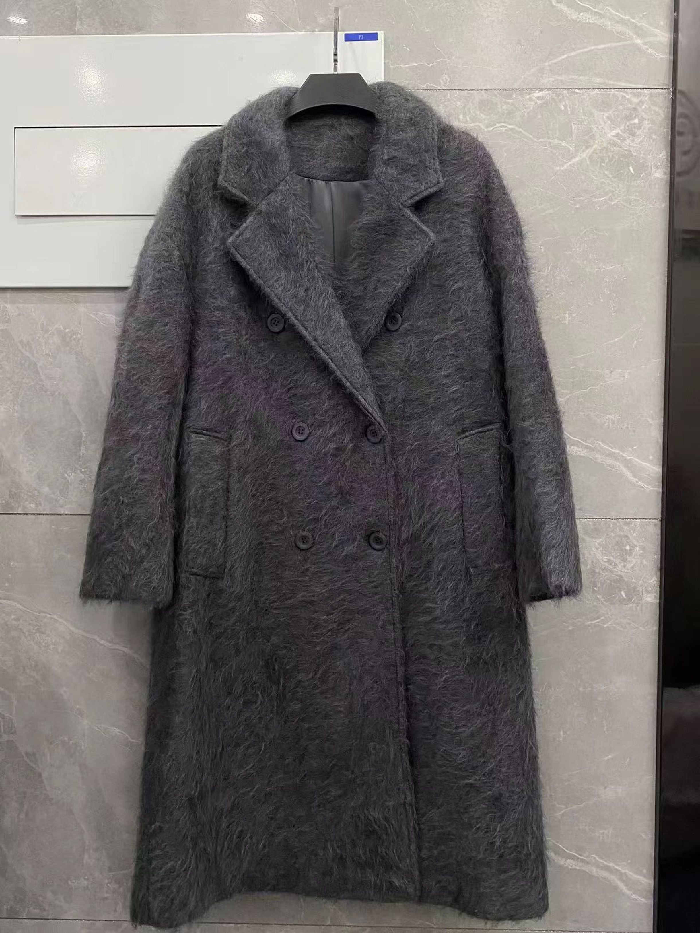 Brushed Wool Overcoat
