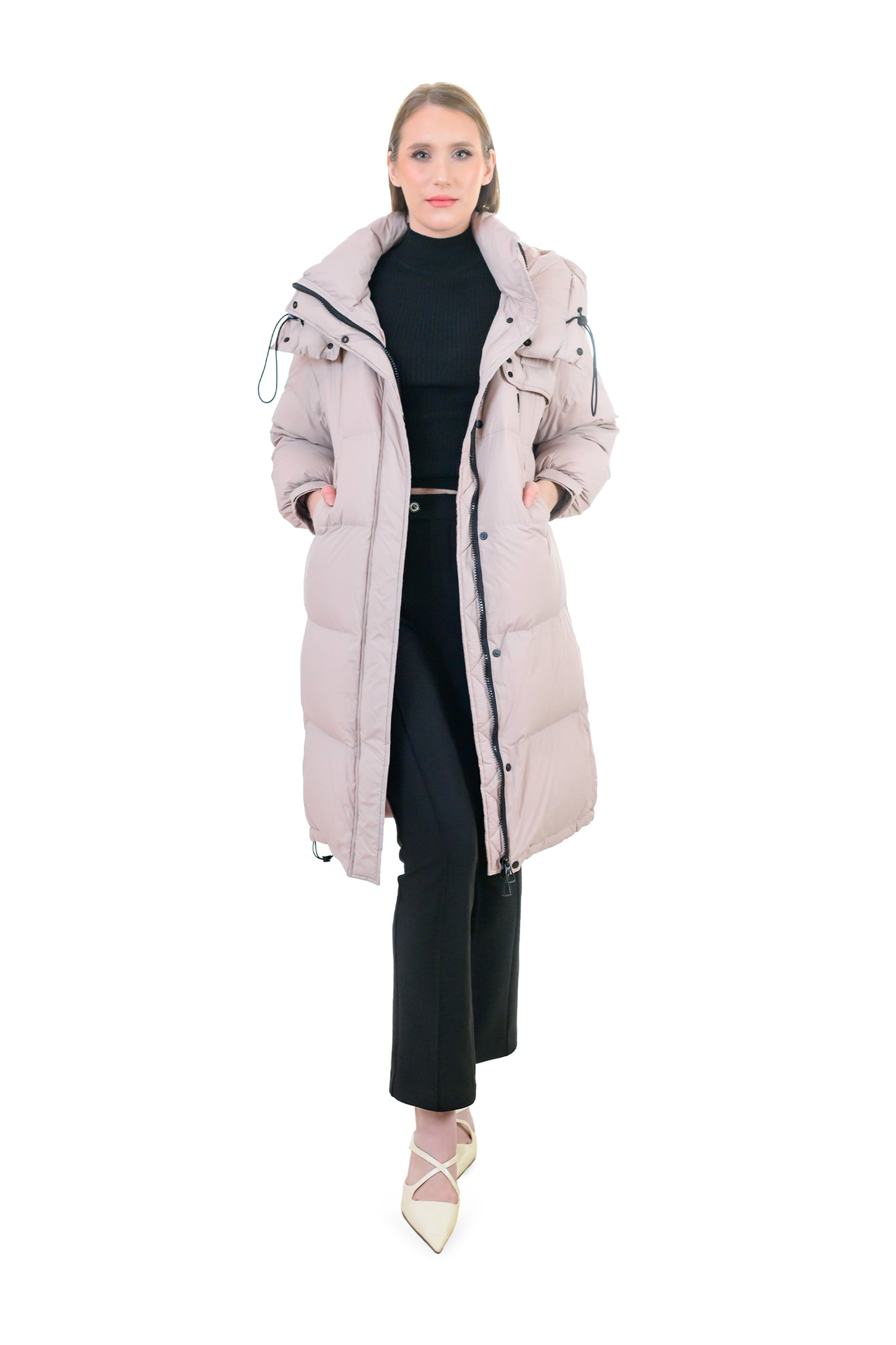 Powder Pink Down Jacket