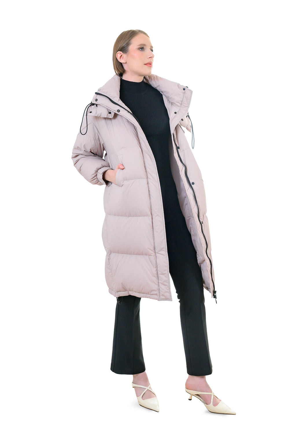 Powder Pink Down Jacket