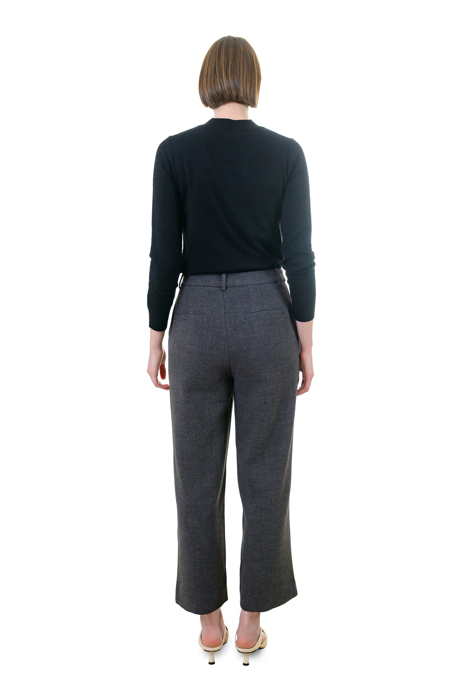 Dark Gray Wool Pants